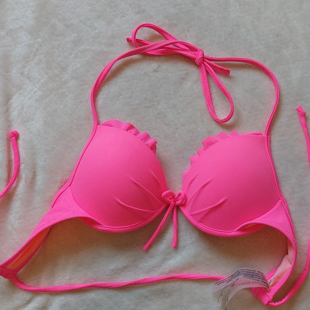 Victoria's Secret Hot Pink Bikini Top - Picture 1 of 7
